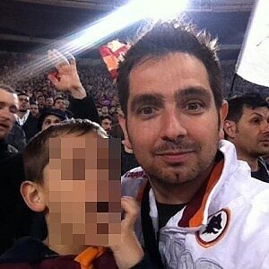 tifosi-padre-figlio-incidente-post-roma-Bayern