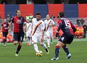 Soccer: Serie A; Cagliari-Roma