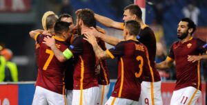 Roma 04-11-2015 Stadio Olimpico Champions League 2015/2016 Roma-Bayern Leverkusen 3-2 : nella foto:esultanza Pjanic Foto-Gmt