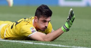 LaPresse/ Foto Valter Parisotto 24 05 2015 Udine, Stadio Friuli (Italia) Sport Calcio Udinese - Sassuolo - Serie A Tim 2014/2015 Nella foto: Scuffet Simone LaPresse Ph. Valter Parisotto 24 05 2015 Udine (Italy), Friuli Stadium Sport Soccer Udinese - Sassuolo - Italian Serie A Soccer League 2014/2015 In the Photo: Scuffet Simone