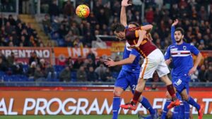 Soccer: Serie A; Roma-Sampdoria