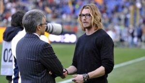 BALZARETTI IN CAMPO All'Olimpico di Roma si recupera Roma Parma della ventiduesima giornata di Campionato 2013/2014 Partita sospesa per pioggia il 2 febbraio scorso dall'arbitro De Marco (foto Tedeschi)
