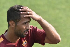 Foto Alfredo Falcone - LaPresse 16/07/2014 Roma ( Italia) Sport Calcio Allenamento AS Roma Trigoria (Roma) Nella foto: Benatia