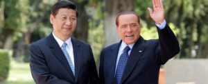 Foto Mauro Scrobogna /LaPresse 03-06-2011 Roma Politica Villa Pamphili - incontro bilaterale Italia Cina Nella foto: il Presidente del Consiglio Silvio Berlusconi, il Vice Presidente cinese Xi JinPing Photo Mauro Scrobogna /LaPresse 03-06-2011 Roma Politics Villa Pamphili - meeting Italy Cina In the picture: Prime Minister Silvio Berlusconi, Cina Vice President Xi JinPing