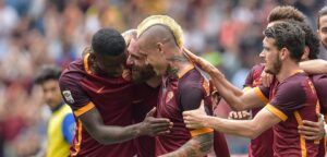 nainggolan-rudiger-abbraccio