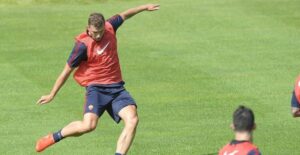 dzeko-allenamento