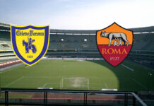 CHIEVO-ROMA: 3-5 (15′ Castro, 28′ El Shaarawy, 37′ Inglese, 42′ Salah, 58′ El Shaarawy, 77′ Salah, 83′ Dzeko, 86′ Inglese). Secondo posto a un passo, Juve a un punto
