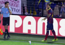 Il giallo della banana antirazzista: “Marketing studiato da Neymar”