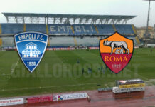 (FINALE) Empoli – Roma: 0-1 (45′ Nainggolan). Tre punti per i giallorossi che volano in testa alla classifica