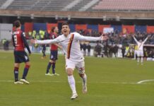 Cagliari – Roma, PAREDES: “Dedicato alla mia famiglia”