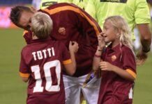 Dopo Cristian a Trigoria aspettano in campo Chanel Totti