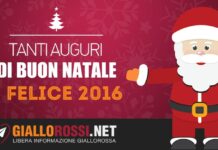 Auguri di un felice 2016 da Giallorossi.net!