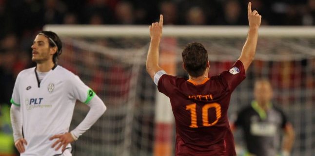 totti roma cesena