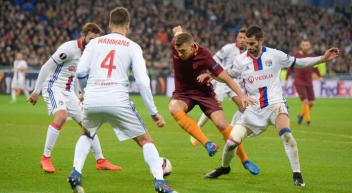 lione roma dzeko