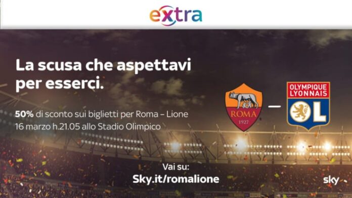 sky offerta roma lione