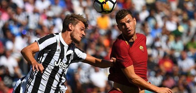 dzeko roma juve