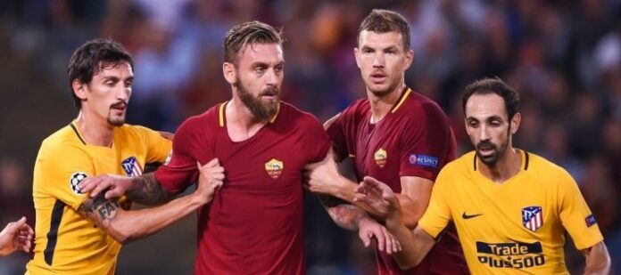 de rossi dzeko roma atletico