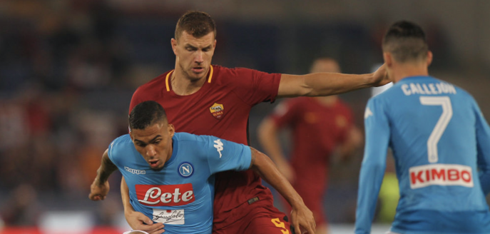 dzeko roma-napoli