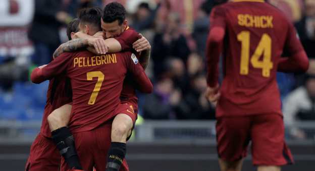 pellegrini roma abbraccio