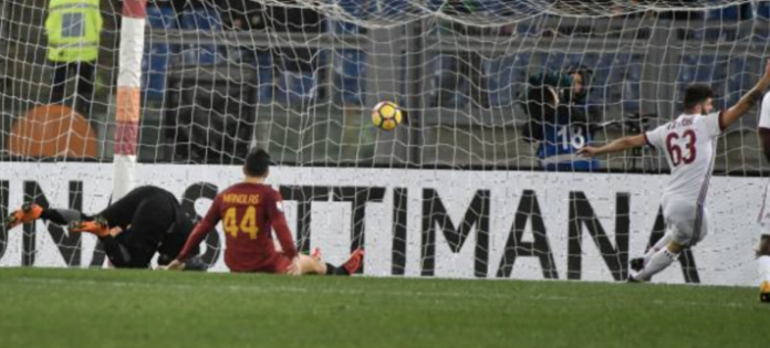 roma milan gol cutrone