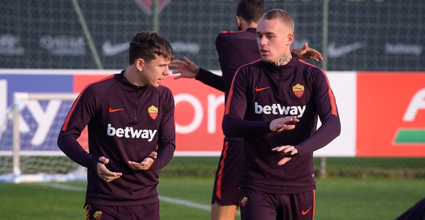 AS Roma, allenamento a Trigoria