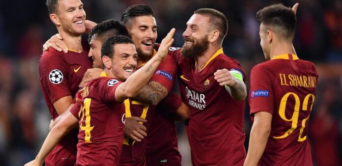 abbraccio roma de rossi florenzi