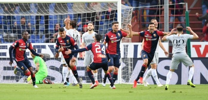genoa roma gol romero