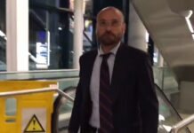 Petrachi con Fienga dopo il viaggio da Fonseca. Il ds ai cronisti: “Non posso parlare” (VIDEO)