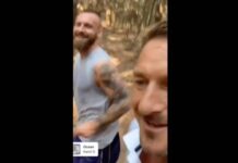 Totti e De Rossi corrono insieme: il VIDEO nella pineta di Sabaudia emoziona i romanisti