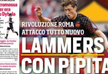 Roma, un attacco tutto nuovo: Lammers col Pipita