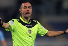 LAZIO-ROMA, l’arbitro è Guida. Mazzoleni al Var