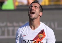 Mkhitaryan, lesione tendinea all’adduttore: tre settimane di stop (BOLLETTINO)