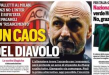 PRIMA PAGINA – “Un caos del Diavolo”, “C’è Nzonzi per il Toro”, “Fonseca a petto in fuori” (FOTO)