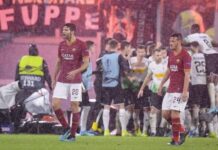 Roma-Borussia Monchengladbach 1-1, le pagelle dei quotidiani: Florenzi, un errore che pesa. Bene Smalling e Veretout