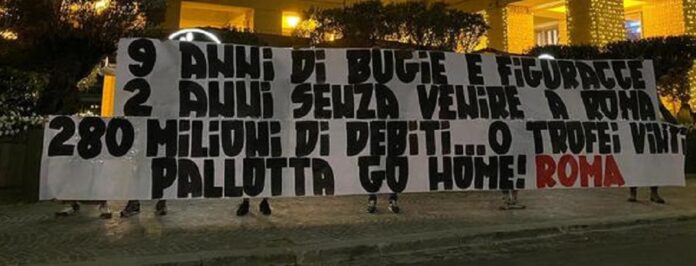 striscione pallotta