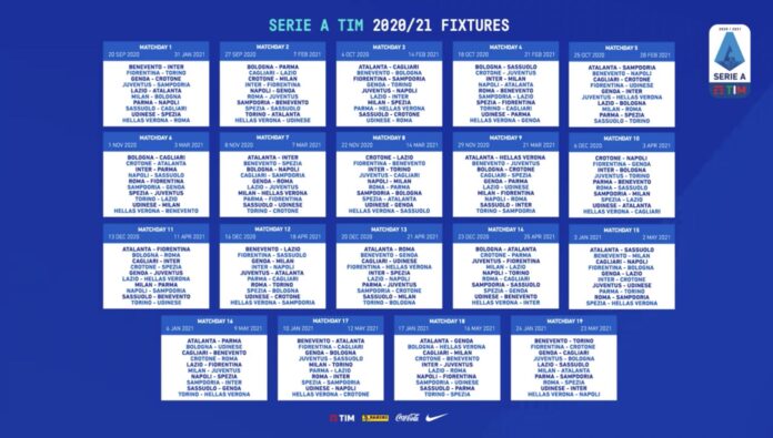 calendario serie A