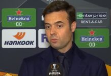 TIAGO PINTO: “Partita importante per la Roma e per il calcio italiano. Fonseca? Lui per primo sa che non è il momento di pensare al futuro”