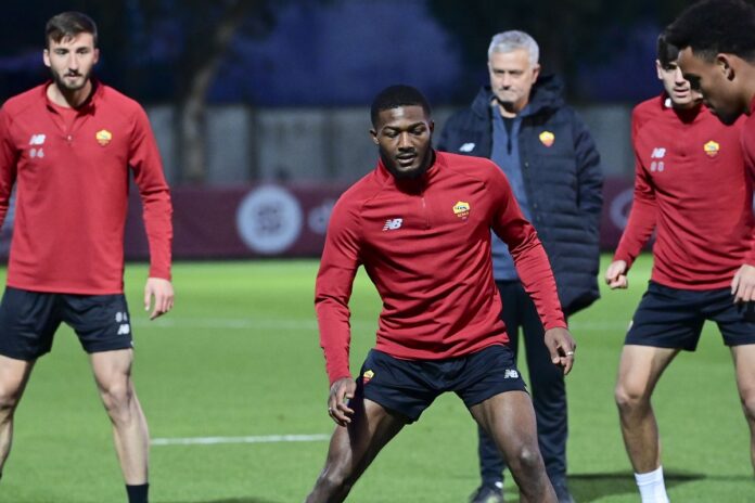 maitland-niles allenamento roma