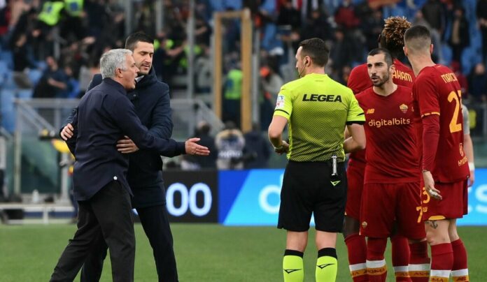 mourinho protesta roma