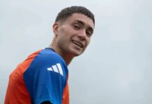 Soulè, la Juventus pubblica uno scatto del giocatore in allenamento: “Volando sempre più in alto”. E l’argentino la condivide (FOTO)