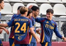 PRIMAVERA, Bologna-Roma 2-4: i giallorossi calano il poker e tornano in vetta