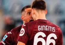 SERIE A, Ginetis gela l’Olimpico: il Toro ferma la Lazio (1-1). Biancocelesti a 52 punti insieme alla Roma