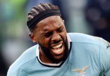 Lazio, allarme Nuno Tavares: problema muscolare contro l’Atalanta, è a forte rischio per il derby