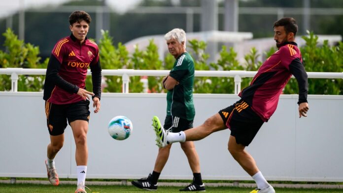 allenamento cristante gasperini romano