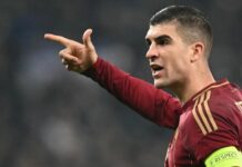 MANCINI: “Sensazioni positive, la Roma saprà tenere duro. Budapest? Una pugnalata. Spesso sogno di ribattere il rigore…”