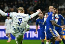 Italia travolta dalla Norvegia (1-4), azzurri ai playoff: Mancini titolare, Cristante nella ripresa