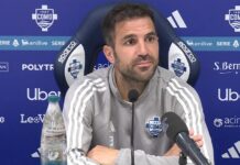 Conferenza Fabregas: “Con la Roma sfida fondamentale. Diao a disposizione, partirà martedì”