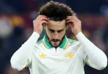 Mario Hermoso, lesione di secondo grado all’ileopsoas: stop di 3-4 settimane. La Roma può tornare su Dragusin