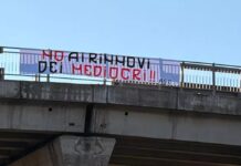 “No ai rinnovi dei mediocri”: striscione dei tifosi della Roma a via di Boccea – FOTO!