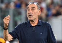 INTERVISTE POSTPARTITA | Sarri: “Roma squadra impressionante, lotterà fino alla fine per il titolo. Noi l’abbiamo messa in difficoltà”